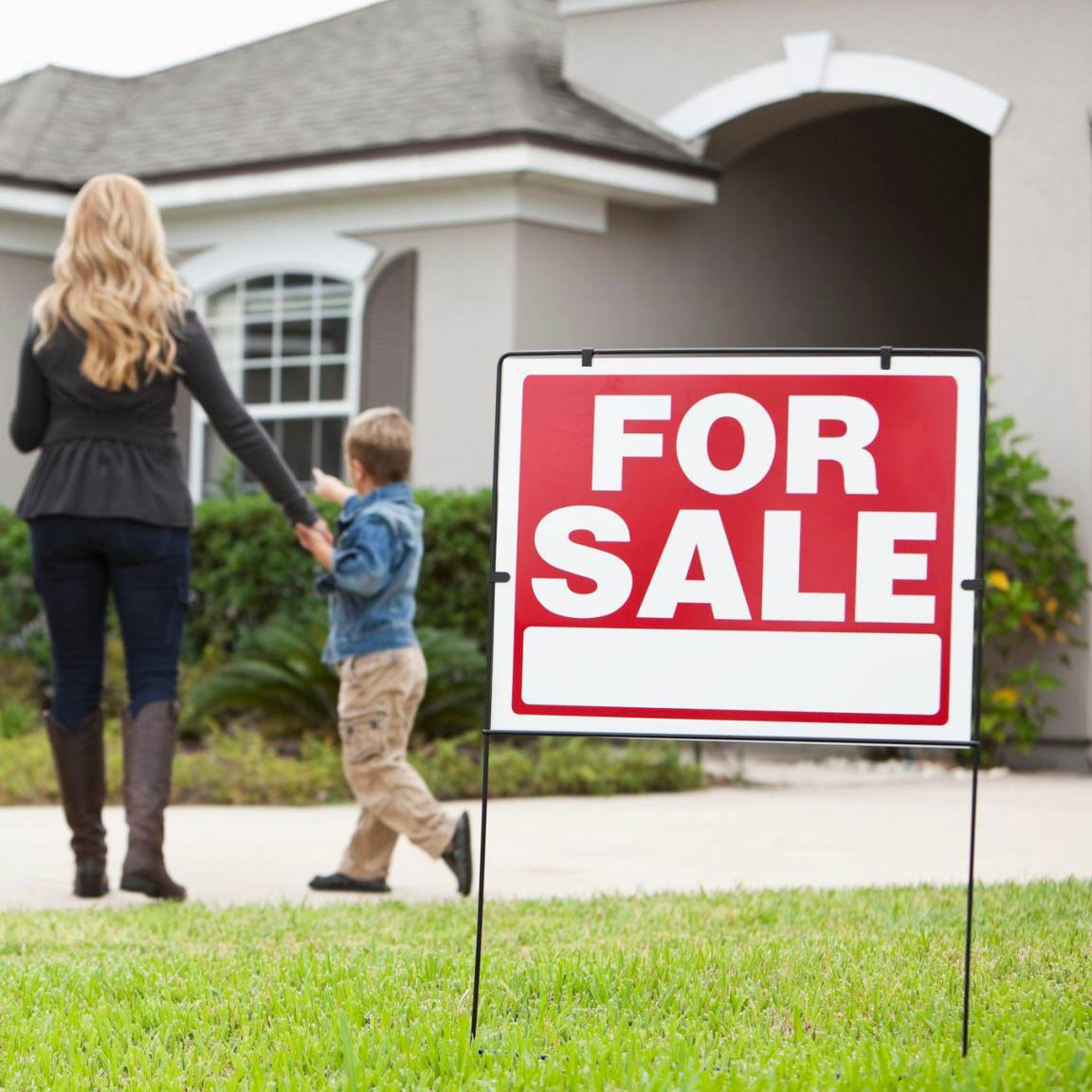 Two story home under construction.