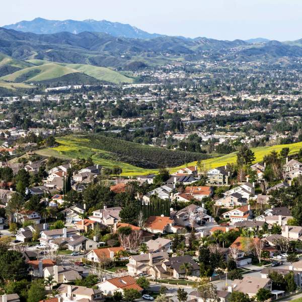 View of Central Simi in Simi Valley